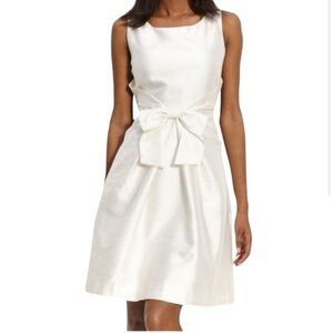 Kate Spade Ivory Jillian Bow Dress
